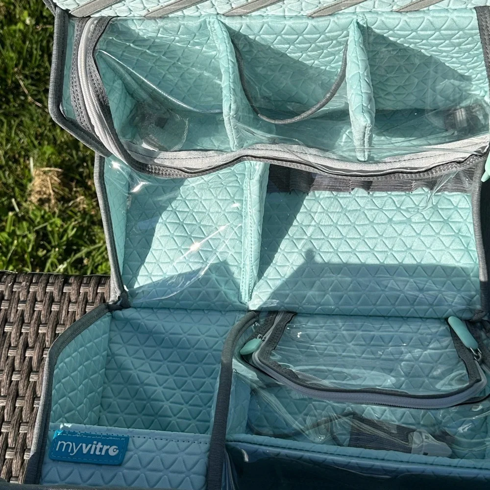 Gray IVF Organizer with Foldable Design